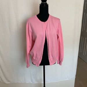 Pink cardigan